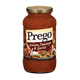 Prego  italian sausage & garlic pasta sauce Full-Size Picture